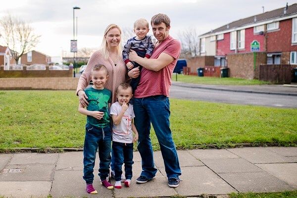 Family Of 5 Smiling