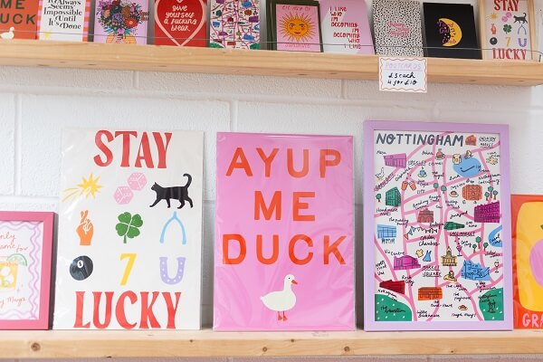 Ayup Me Duck Stay Lucky Card