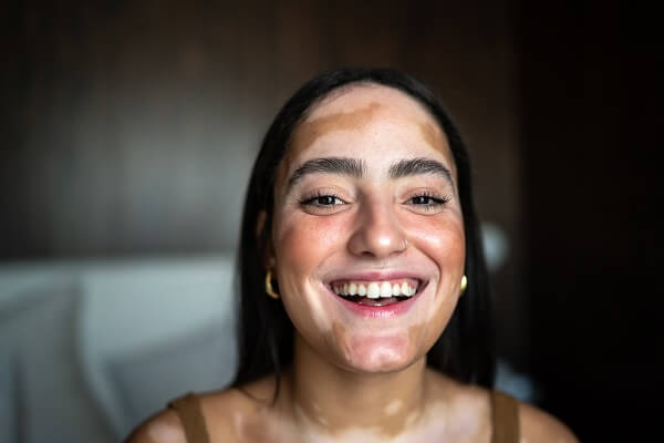 Woman Smiling At Camera Nose Ring